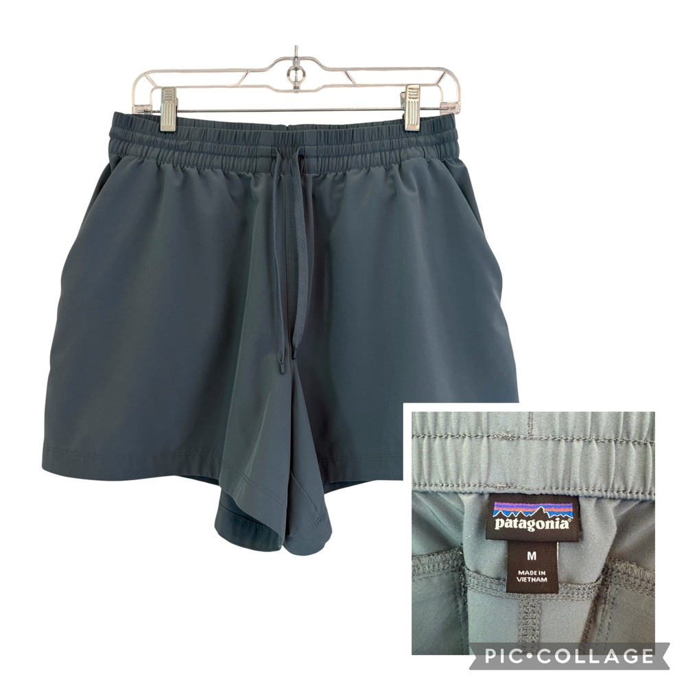Patagonia Fleetwith Shorts Plume Grey 57400 Womens Medium 5 Inch Inseam